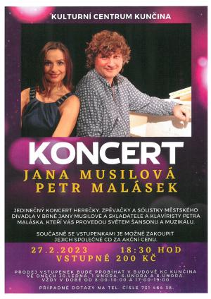 koncert Musilová Malásek